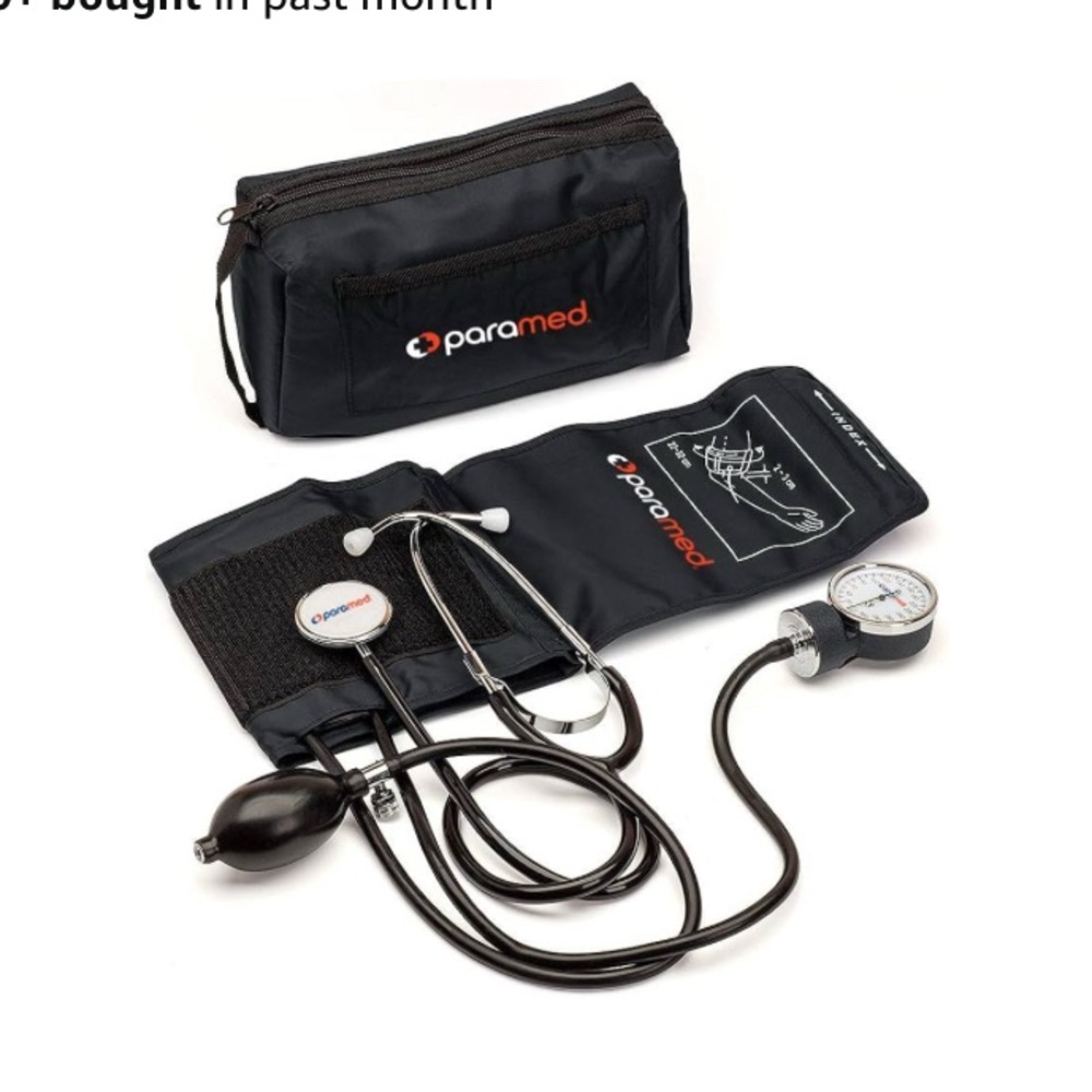 Paramed Black Blood Pressure Monitor Kit